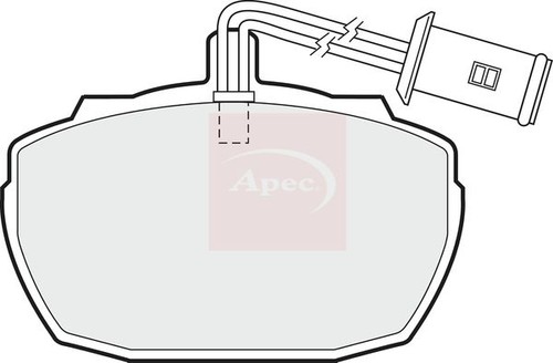 Brake pad set front - brake,