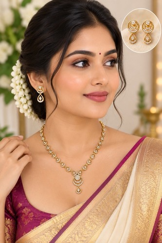 Elegant gold tone - gold, cz
