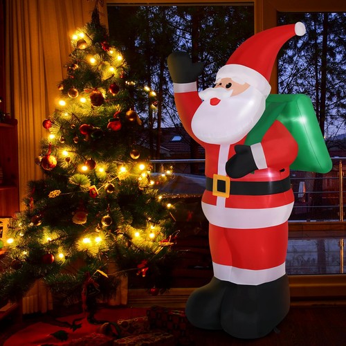6ft christmas inflatable santa - 6ft,