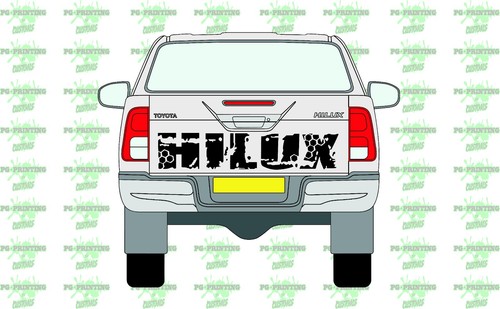 Toyota hilux tailgate graphic - hilux,