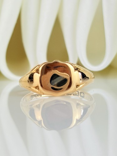 Antique heavy 18ct yellow - antique,