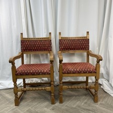 Pair Of Old Charm Armchairs