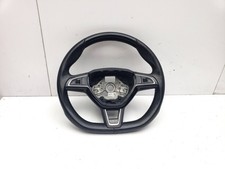 SKODA OCTAVIA MK3 5E 2014 VRS MULTIFUNCTION STEERING WHEEL 5E0419091AP