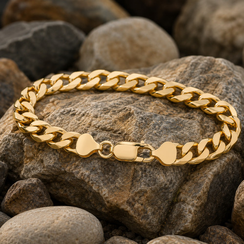18ct gold mens - 18ct, curb