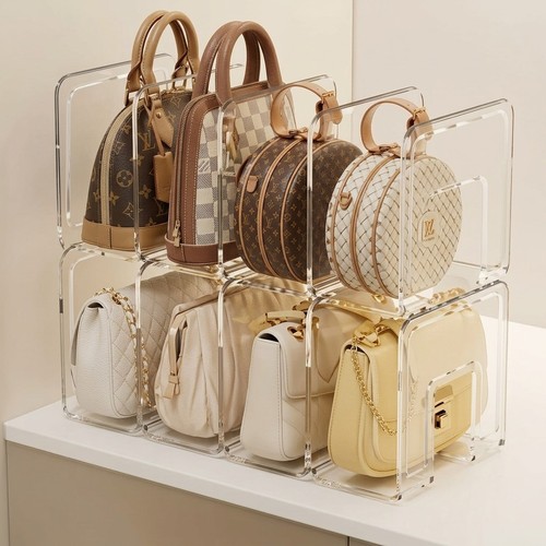 Clear acrylic handbag - clear,