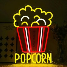 Popcorn Neon Led Sign Home