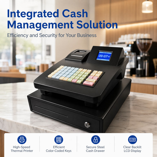 Cash register till metal - cash,