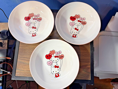 Hello kitty red balloons - red,