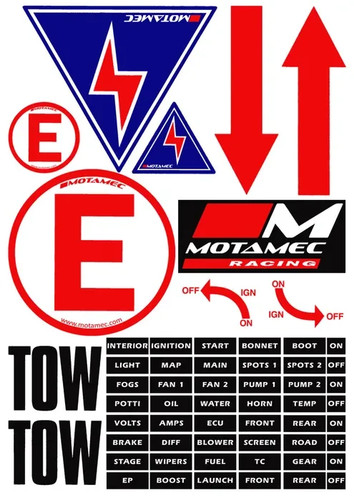 Pre cut scrutineer sticker - pre,