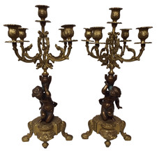 LARGE 6Kg 19" PAIR OF BRASS /