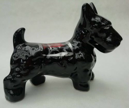 Vintage black scottie dog - vintage,