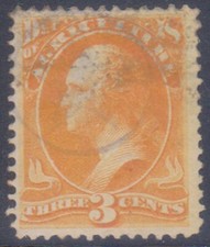 (F222-57) 1873 USA 2c orange