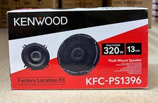 KENWOOD KFC-PS1396 640W TOTAL 2WAY 5.25 INCH 13cm CAR DOOR COAXIAL SPEAKERS PAIR