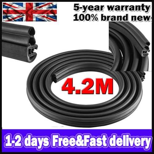 Front door weatherstrip rubber - front,