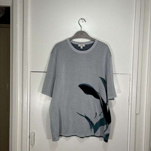 Cos knitted top grey pattern - top,