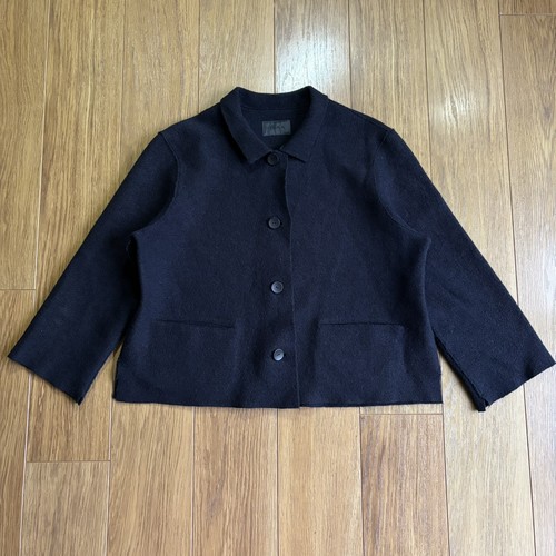 Oska boiled wool jacket - boiled,