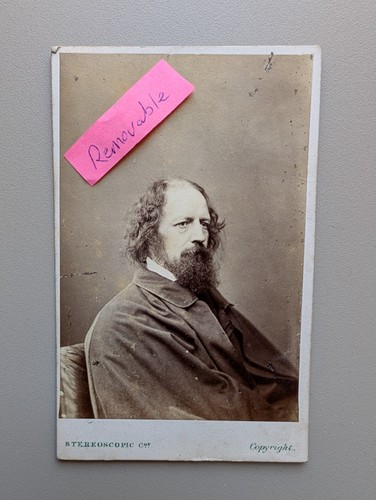 Rare old photo cdv alfred - rare, lord