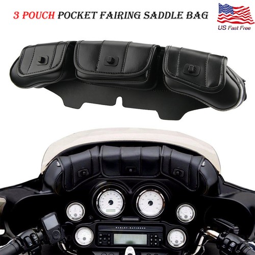 Pocket windshield batwing - 3-pocket,