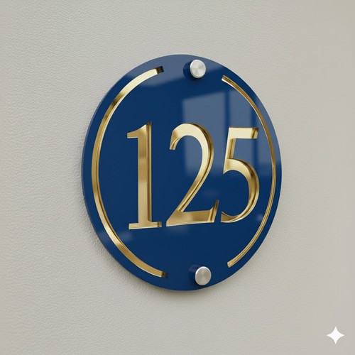 House number plaques - house,