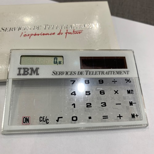 Ibm transparent credit card - transparent,