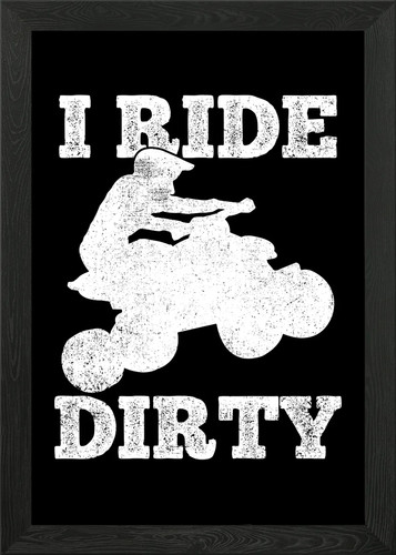 Quad biker framed - quad,