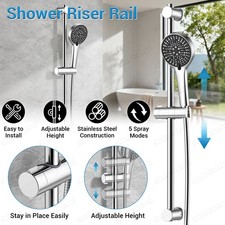 Adjustable Chrome Shower