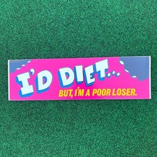 Vintage 1988 Bumper Sticker