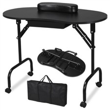 Folding manicure nail table - nail,