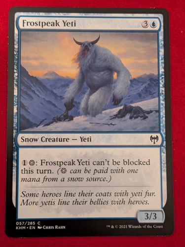 Frostpeak yeti kaldheim - nm,