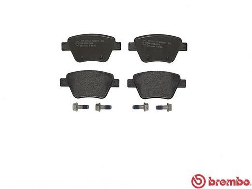 Rear brake pad set fits - brake,