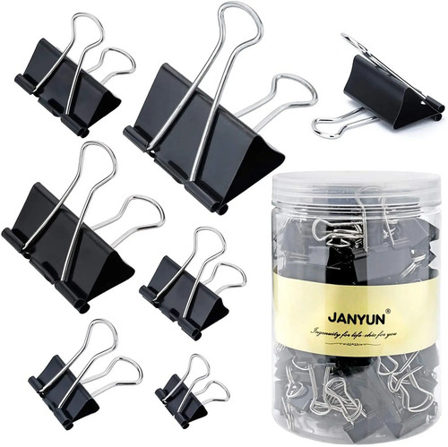 Bulldog foldback clips - clips, metal