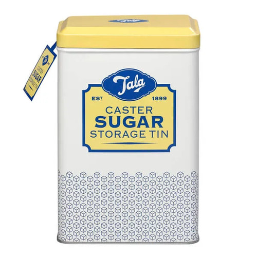 Sugar storage tin tala - tin, caster