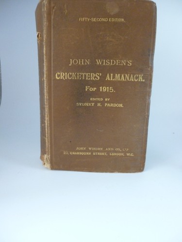 1915 wisden original - wisden,
