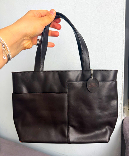 Real leather brown - ,