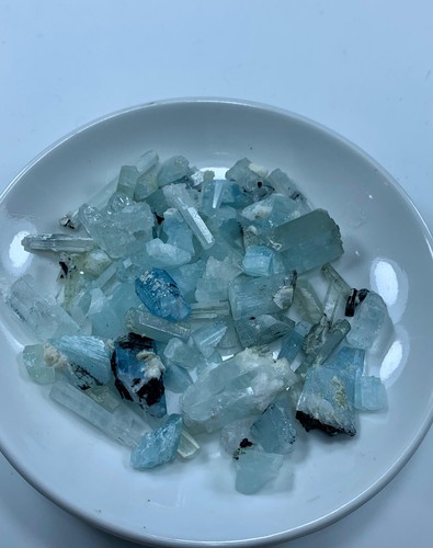 Beautiful aquamarine crystals - aquamarine,