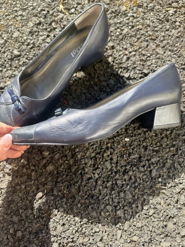 Ladies navy van dal loafer - ladies,
