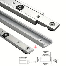 400/500mm T-slot T-track Miter Track Jig Slot Woodworking Tool Aluminum