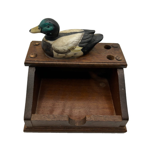 Vintage giftco wooden mallard - vintage,