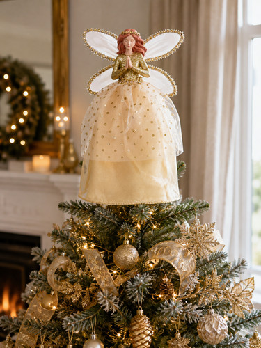Champagne gold angel fairy - champagne,