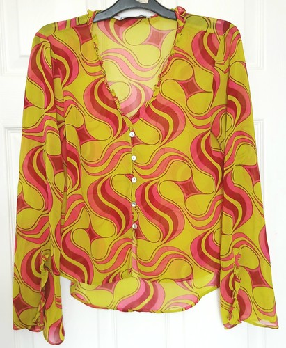 Zara pyschedellic print - pyschedellic,