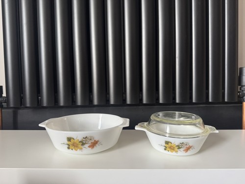 Vintage jaj pyrex floral - pyrex,