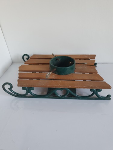 Vintage wooden slate sled - vintage,