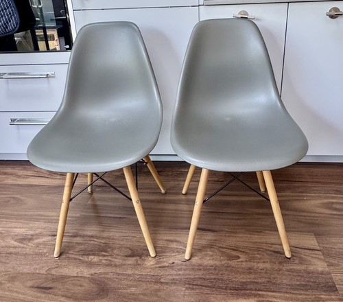 Eames style grey-coloured