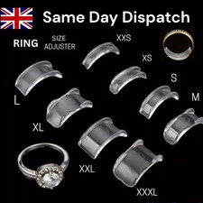 Invisible Ring Size Reducer Resizer Adjuster Clip Guard Silicone 8 Piece Set UK
