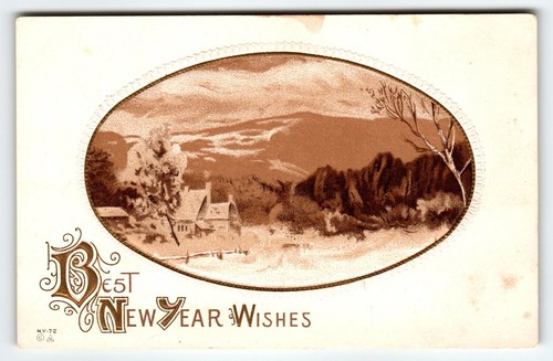 Best new years wishes postcard - best,