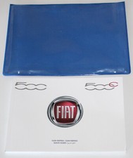 GENUINE FIAT 500 500C HYBRID HANDBOOK QUICK GUIDE MANUAL WALLET 2020-2023 PACK
