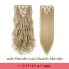 UK 8 Pieces Clip In Hair Extensions Full Head Natural As Human Real Long Thick