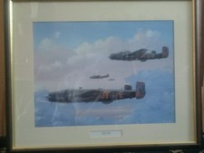 Halifax Bombers aircraft framed print by Barry G Price