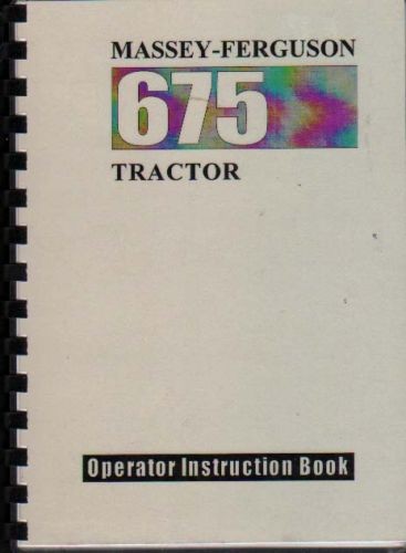 Massey ferguson 675 tractor - massey,
