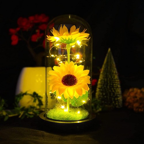 Glass sunflowers gifts - glass,